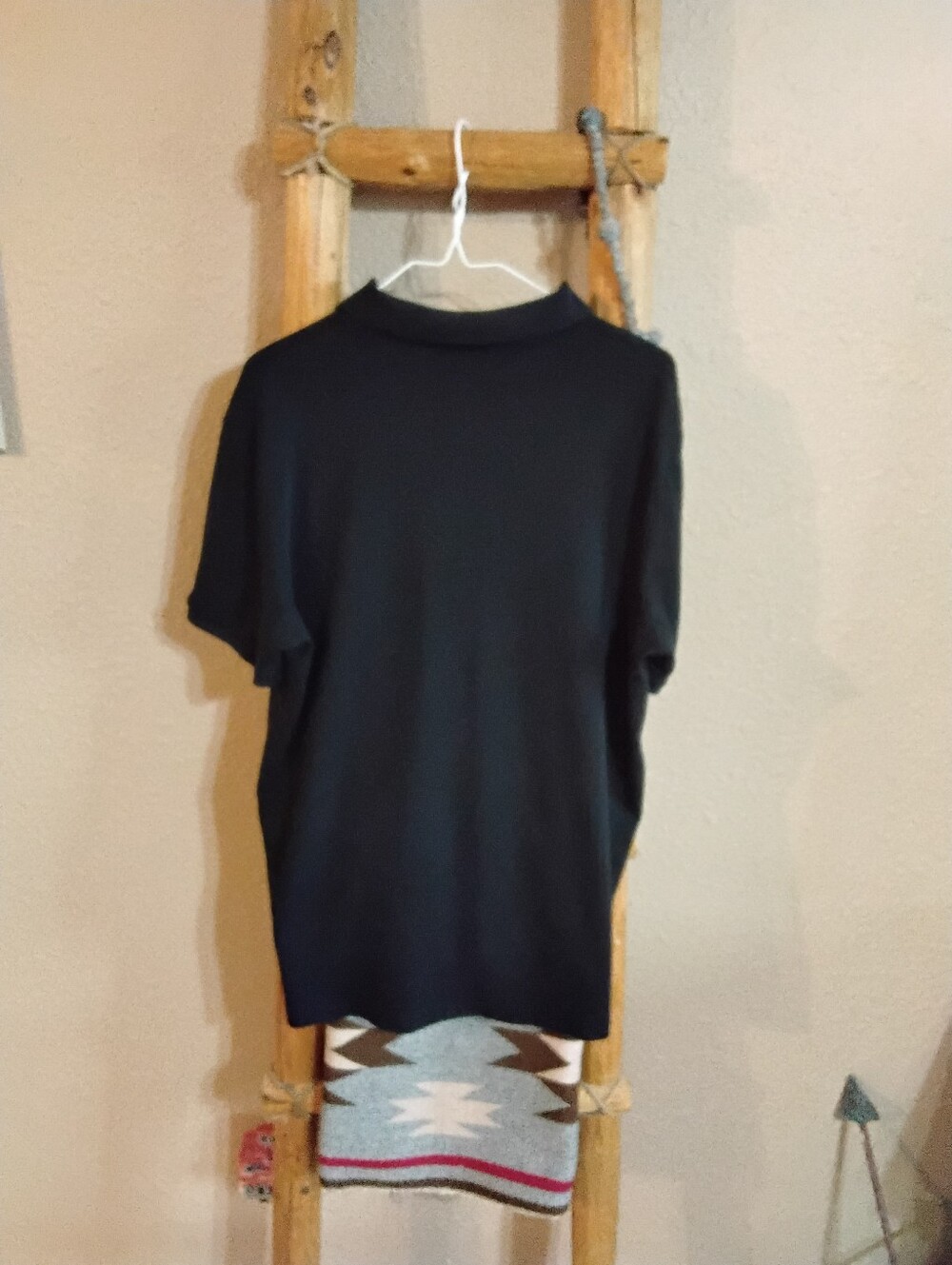 Men's Black Polo by Ralph Lauren Large Polo Shirt. - Picture 3 of 4